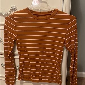 Striped long sleeve shirt